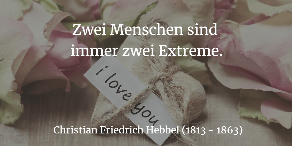 Zwei Menschen, zwei Extreme